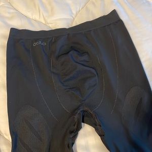 Odlo Evolution Light Base Layer Bottoms - Men’s Medium Black